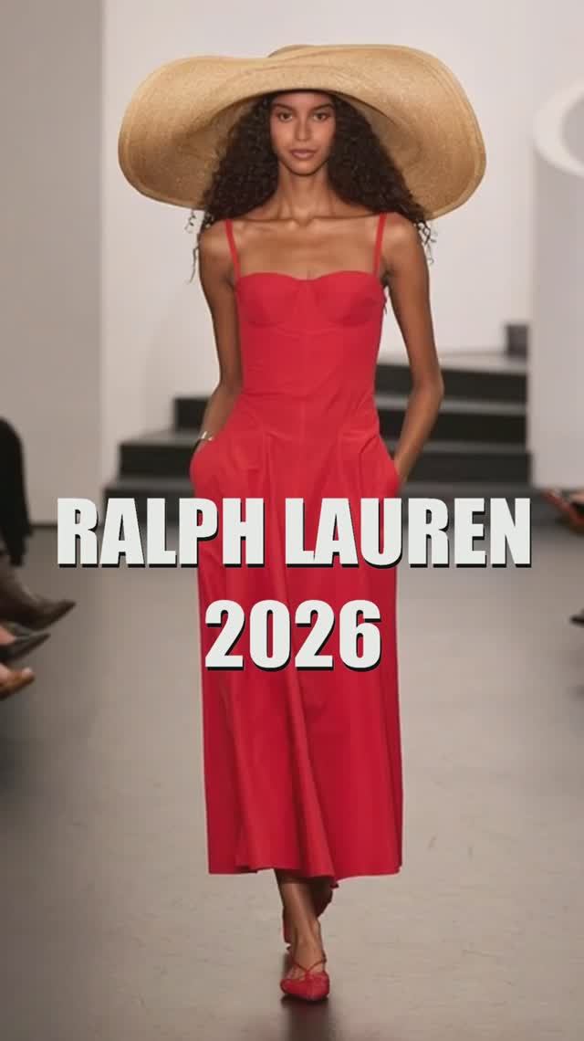 ❤️ RALPH LAUREN коллекция весна-лето 2026 на Неделе моды в Нью-Йорке смотреть онлайн