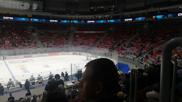 Хоккейный матч ФК Сочи - Адмирал Владивосток 5:0