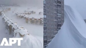 Рекордный снегопад в России, репортаж из запечённой снегом Камчатки.