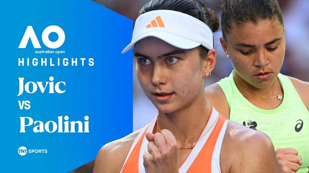 23.01.2026 | ОБЗОР ИГРЫ | Ива Йович - Жасмин Паолини | 3-й круг | AO 2026 | Highlights смотреть онлайн