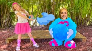 Настя, Мэгги и папа веселая история для детей про волше