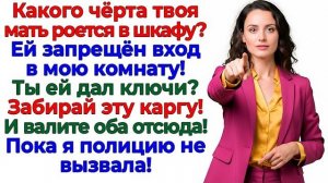 Свекровь полезла в шкаф! Вылетела с сыночком из дома! | Семейные Драмы | Жизненные Истории
