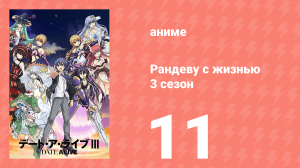 Рандеву с жизнью 3 сезон 11 серия «Ангел в звёздной ночи» (аниме-сериал, 2013)