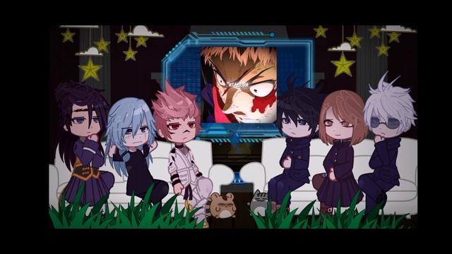 Magic Battle Reaction to Yuji Itadori   Реакция Маической битвы на Юдзи Итадори