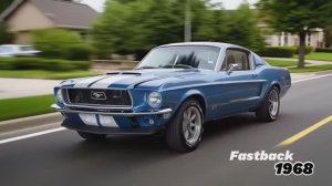 Ford Mustang (1964–2025) История трансформации автомобиля
