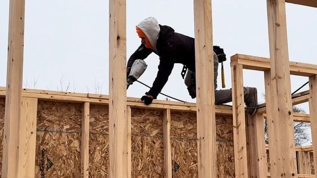 ЧТО ПОШЛО НЕ ТАК_ Стена упала _ Каркасный дом( KUZ_CONSTRUCTION) смотреть онлайн