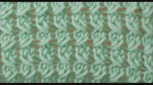 Простой узор спицами