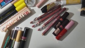 Моя декоративная косметика и лаки для ногтей. Запасы косметики