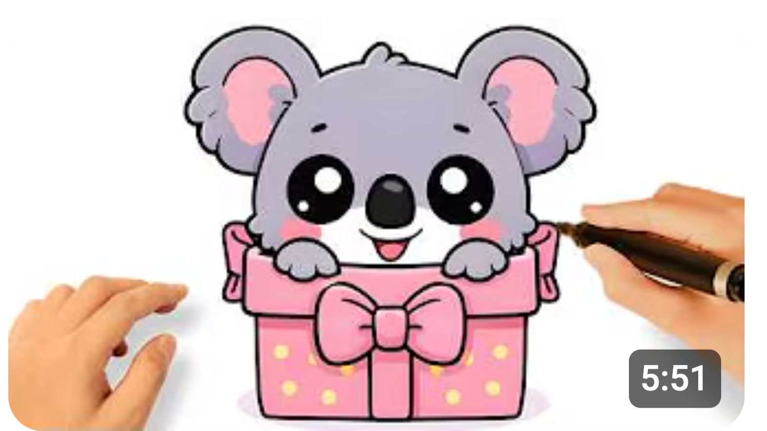 КАК НАРИСОВАТЬ МИЛУЮ УЛЫБЧИВУЮ КОАЛУ 🐨🎁