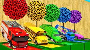 Мультики про машинки для детей и малышей. Мультики с веселыми песенками для детей и малышей