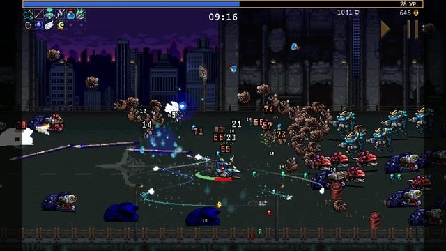 VAMPIRE SURVIVORS - ЭРИК ЛЕКАРД - ЛИХОРАДОЧНАЯ МАГИСТРАЛЬ смотреть онлайн