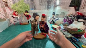 Куклы в татарском костюме своими руками.