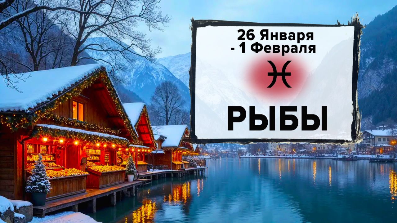 РЫБЫ ♓ 26 Января - 1 Февраля 2026 | Расклад таро на неделю для знака Зодиака Рыбы смотреть онлайн