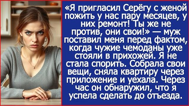 Я пригласил Серёгу с женой пожить у нас пару месяцев, у них ремонт! | ИСТОРИИ ИЗ ЖИЗНИ смотреть онлайн
