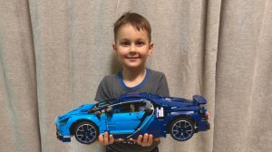 Огромная Lego Bugatti Chiron 💙