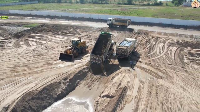 Строительство, высотные съёмки . засыпка смотреть онлайн