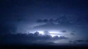 Ночная гроза к западу от города Вязники с 24 по 25 августа 2016 года