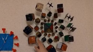 Часы "Взрыв Рубика" незаконченые