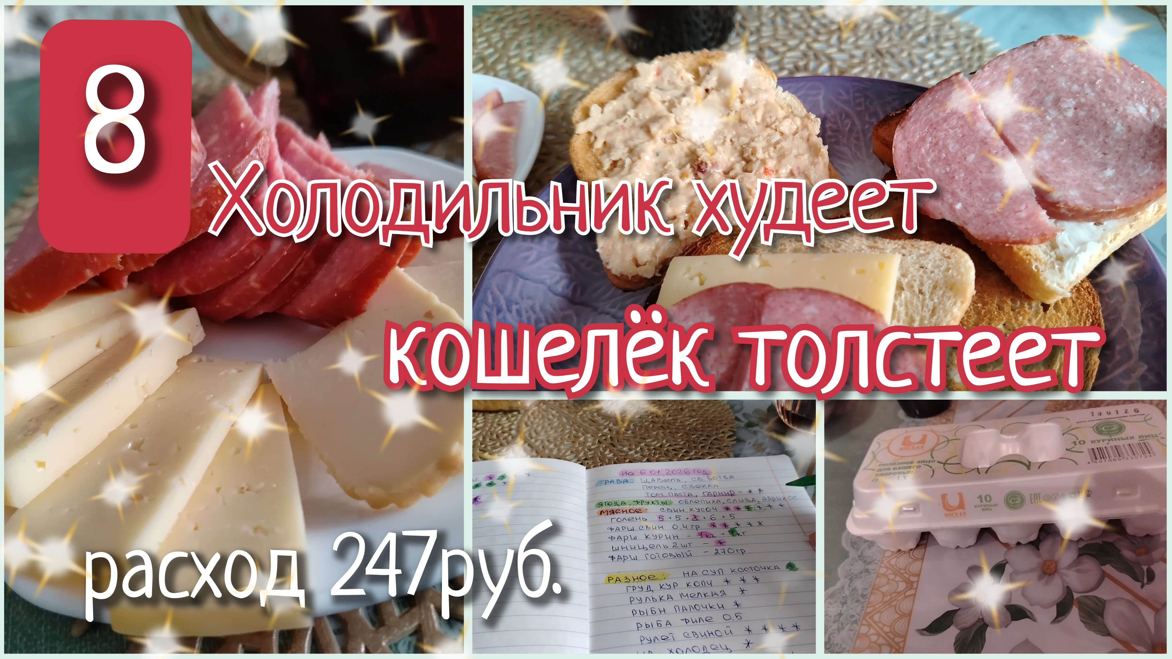 Холодильник худеет, кошелёк толстеет//день 8 смотреть онлайн