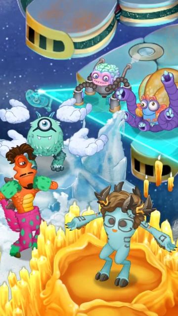 Боглус, bb-Ящерит$a, Далонь, Таинственный Словун и Церебро - Квинтет (My Singing Monsters) смотреть онлайн