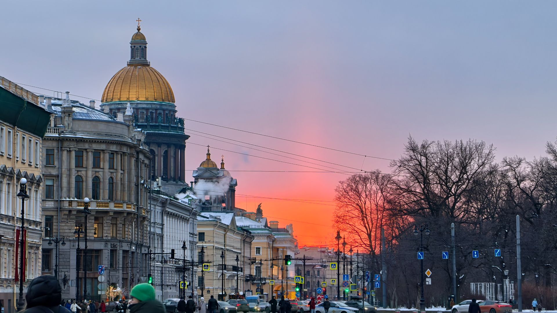Закат в Санкт-Петербурге сейчас! смотреть онлайн