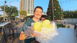 Мукбанг нет не ЛОПНУ) СОЖРАЛА ЦЕЛЫЙ Дуриан в одно лицо) Вован весь ИЗВЁЛСЯ от запаха) Рынок Джомтьен