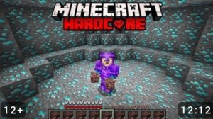 24 часа копал в аду и в верхнем мире в Майнкрафт хардкоре! Некич Майнкрафт|Денис Майнкрафт|