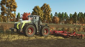 Claas Xerion 12.650 Культивация FS25 Zielonka