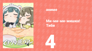 Ми-ми-ми-мишка! Тиби 4 серия (аниме-сериал, 2020)