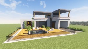 Хай-Тек МАЙНКРАФТ КРУТОЙ ДОМ Как построить красивый Уютный ДОМ в Майнкрафт гайд туториал.