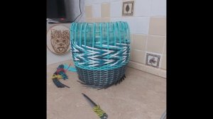 Оплетаю банку 18л остатками ротанга, плетение Африка,  встречное плетение, ГАЛИСАД ЧЕРЕПОВЕЦ