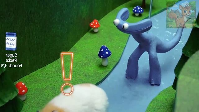 Маленький хомячок преследуется гориллой в дикой природе! Он спасается от гориллы, пройдя лабиринт! смотреть онлайн