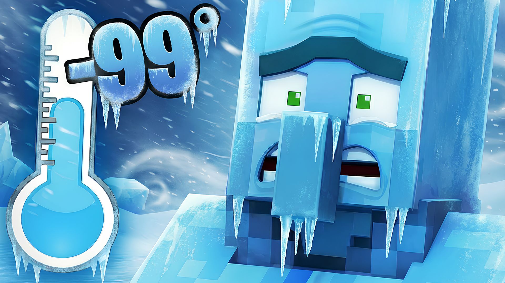 ЖИТЕЛЬ ЧУТЬ НЕ ЗАМЁРЗ НАСМЕРТЬ В МАЙНКРАФТ | Риколит Minecraft смотреть онлайн