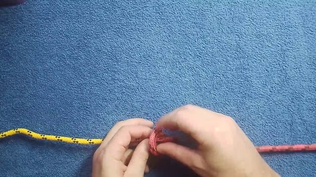 ДВОЙНОЙ ТКАЦКИЙ УЗЕЛ ИЛИ КАК СВЯЗАТЬ ДВЕ ВЕРЕВКИ НАДЕЖНО МЕЖДУ СОБОЙ. смотреть онлайн