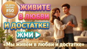 НА ДЕНЬ ПЕСНЮ #50 | Семейная ПЕСНЯ-АФФИРМАЦИЯ для пар | "Мы живём в любви и достатке"