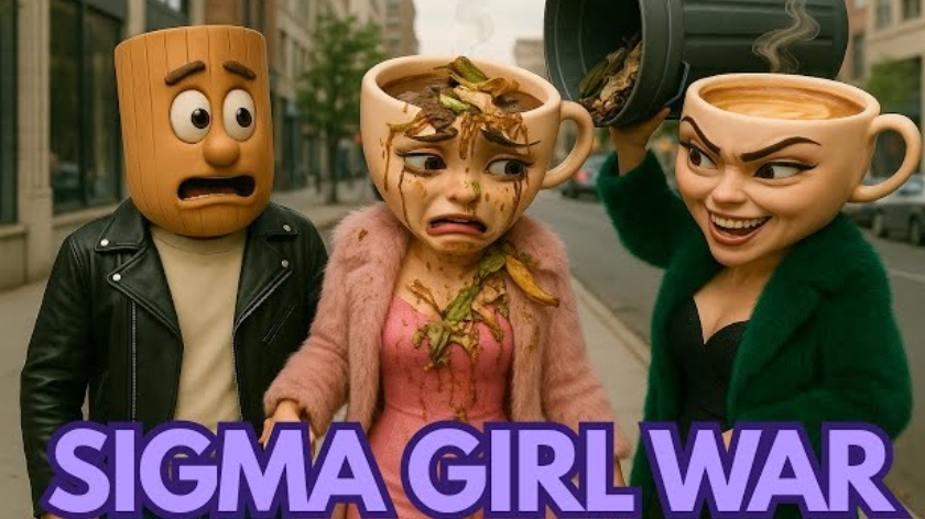 Балерина Капучино война с Сигма Гёрл. смотреть онлайн