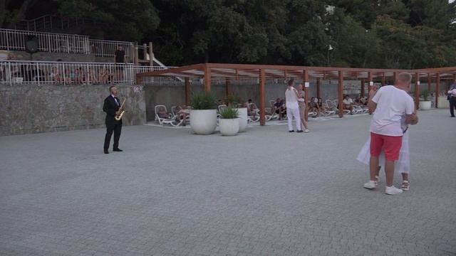 Красивая мелодия Саксофона на море Санаторий Ай Петри Кореиз смотреть онлайн