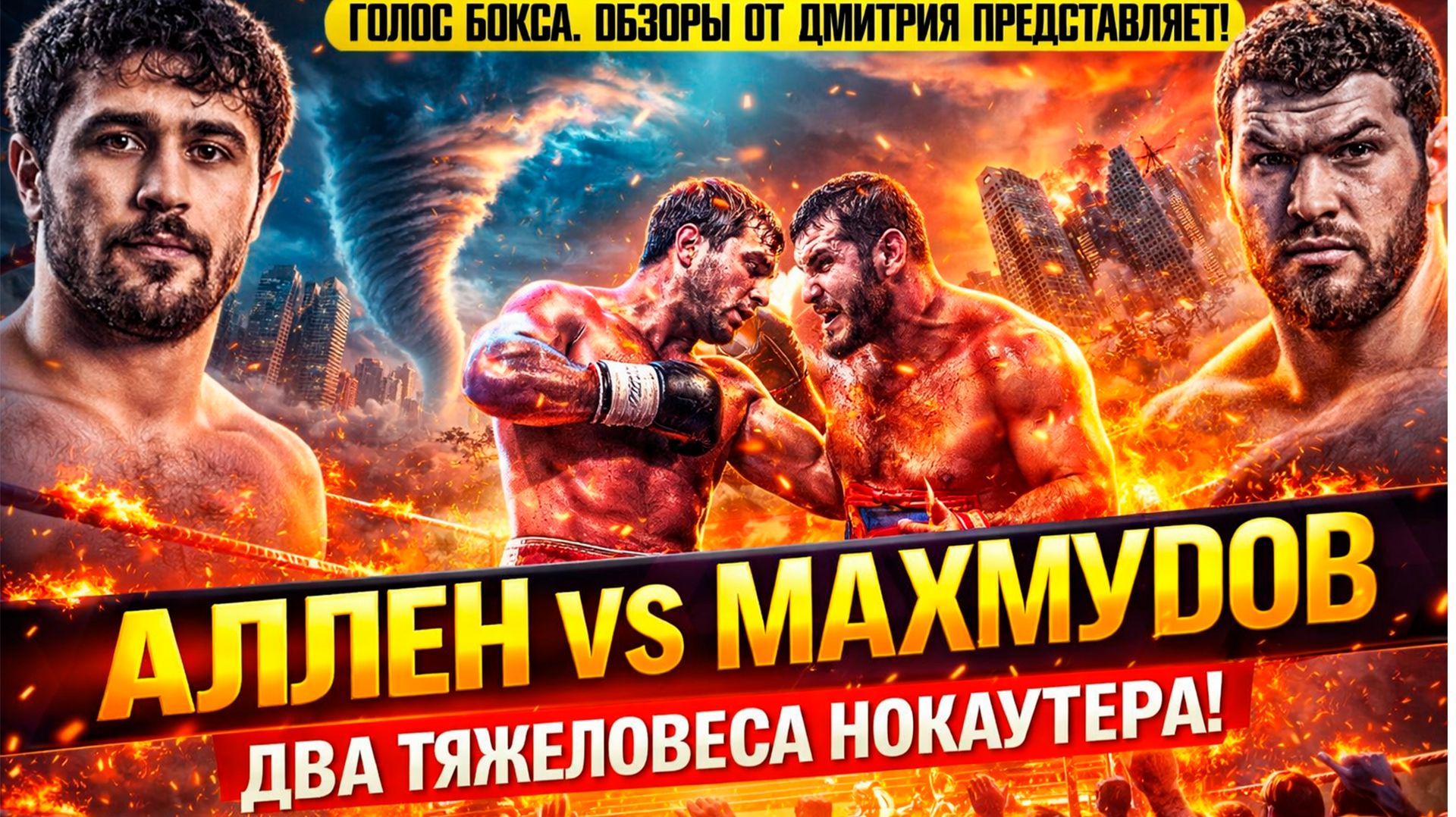 БИТВА ТИТАНОВ! Обзор боя Дэвид Аллен - Арсланбек Махмудов смотреть онлайн