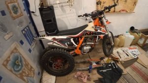 Ремонт задней подвески Kews k23 mt-250 25г.в. Гаражные посиделки, подготовка к сезону 2026