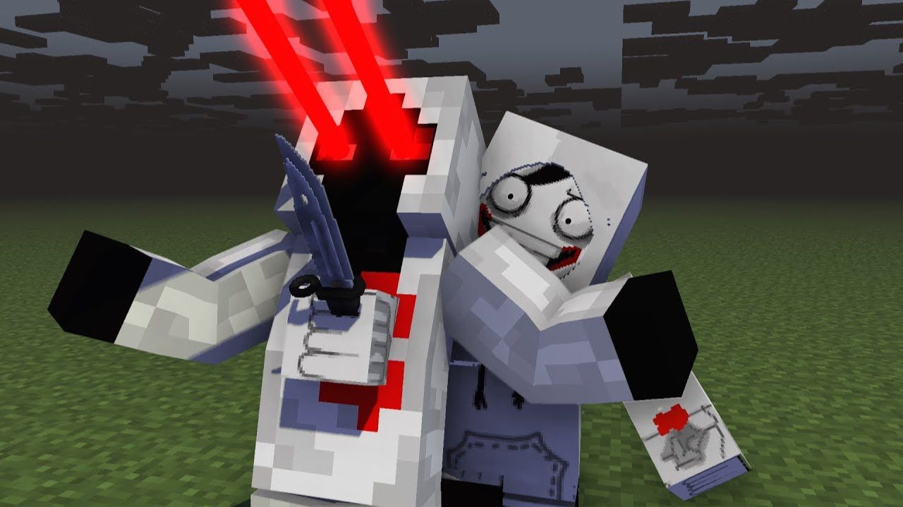 ENTITY 303 VS JEFF THE KILLER:Minecraft Battle Animation смотреть онлайн