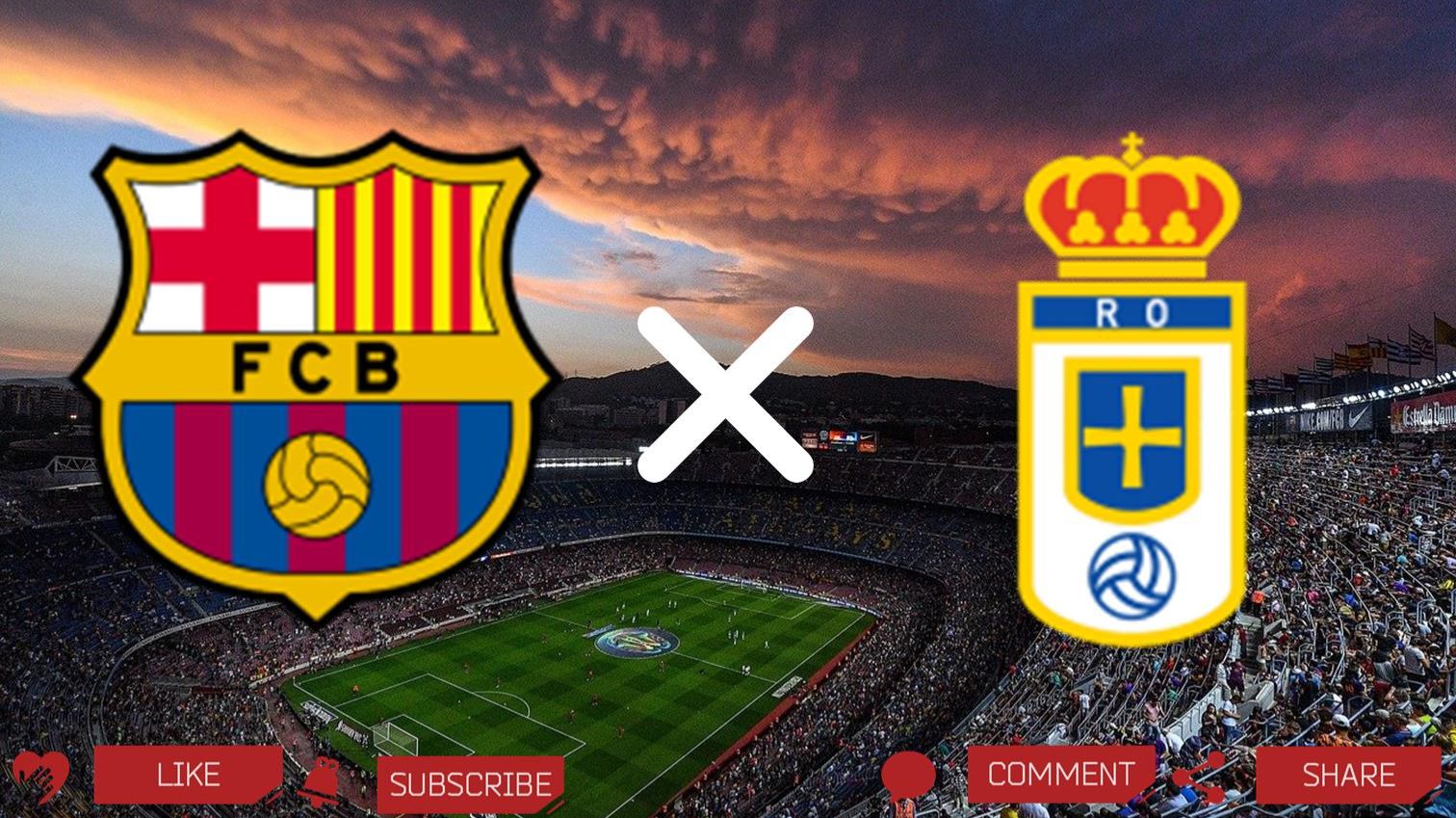 Барселона - Овьедо | Текстовая трансляция смотреть онлайн