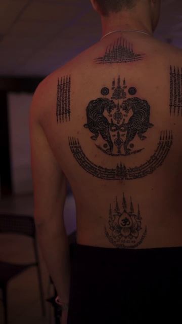 Спина. Тату