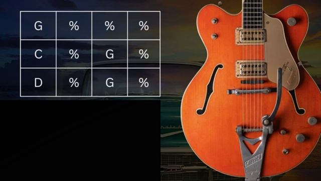 Rock n Roll Guitar Backing Track in G смотреть онлайн