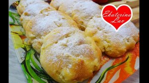 Быстрые ЛЕНИВЫЕ творожные БУЛОЧКИ с яблоками! Очень просто и вкусно! На скорую руку! #булочки