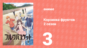Корзинка фруктов 2 сезон 3 серия (аниме-сериал, 2020)