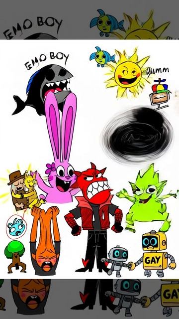 P #sprunki #art смотреть онлайн