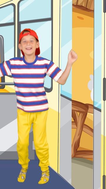 Wheels on the Bus - детская песенка на русском смотреть онлайн