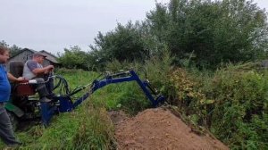 Минитрактор,экскаватор погрузчик.