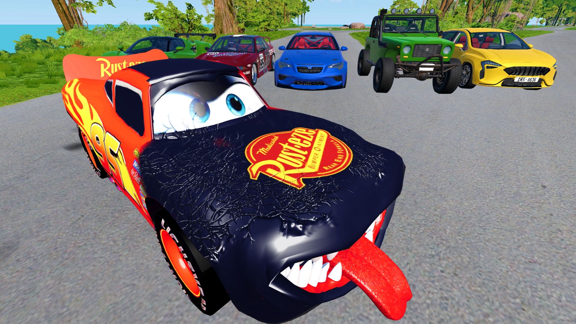 МУЛЬТИКИ ПРО МАШИНКИ МАКВИН: опасные виражи — как машинки падают, кувыркаются и разбиваются! смотреть онлайн