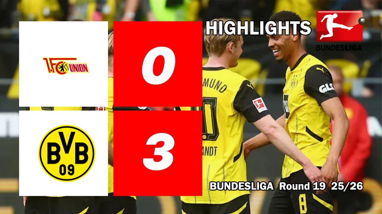 Унион — Боруссия Д 0:3. Обзор матча. Чемпионат Германии. Тур 19. смотреть онлайн